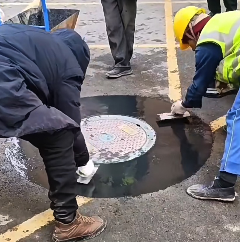 藁城CGM伸缩缝浇注料/市政井盖抢修料(黑/灰)